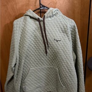 Kimes Ranch Green Quilted Hoodie